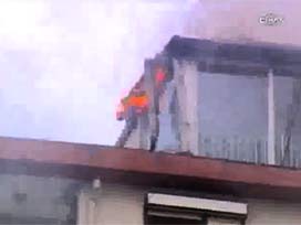 Sivas'ta apartmanda yangın dehşeti