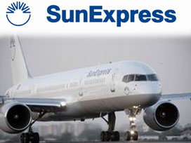 Sunexpress'ten Kayseri-Almanya seferi