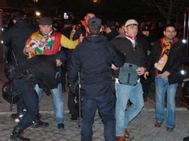 Taksim'de Galatasaray protestosu 