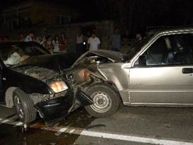 Tekirdağ'da kaza;1 ölü 9 yaralı 