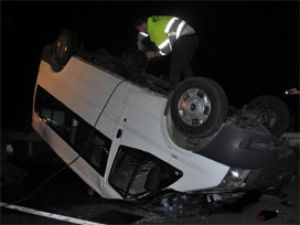 Tekirdağ'da kaza: 6 yaralı 
