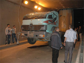 Trabzon'da ilginç kaza 