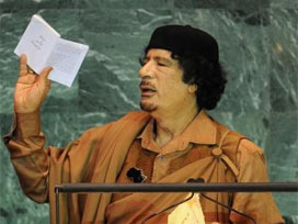 UCM'den Muammer Kaddafi'ye uyarı 