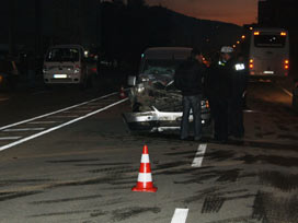 Vakfıkebir’ de trafik kazasında 4 yaralı 