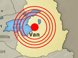 Van´da 4 şiddetinde deprem oldu 