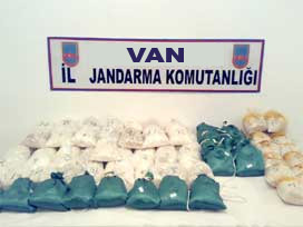 Van'da 66 kilogram eroin ele geçirildi