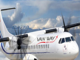 Van'in ilk havayolu şirketi seferlere başladı 