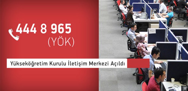 YÖK'e soru ve talepler bu numaradan iletilecek