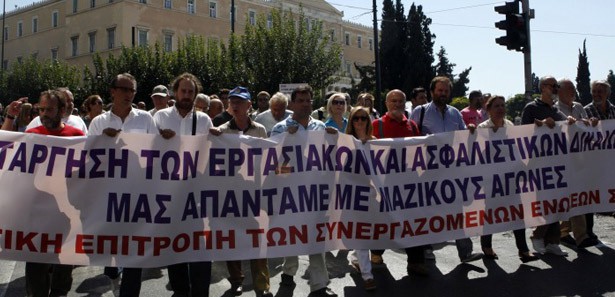 Yunanlı çalışanlar genel grev başlattı 