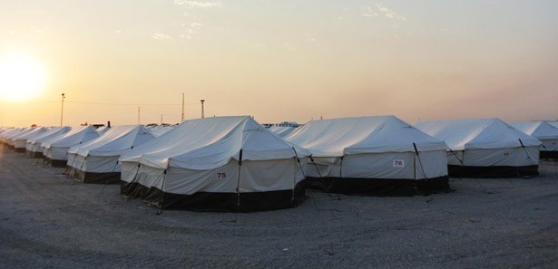 Yurtlarda kalan Suriyeliler çadırkente naklediliyor 