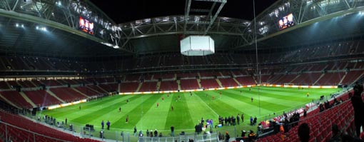 G.Saray'ın TT Arena'da ilk idmanı