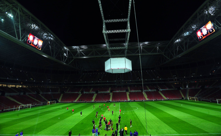 G.Saray'ın TT Arena'da ilk idmanı