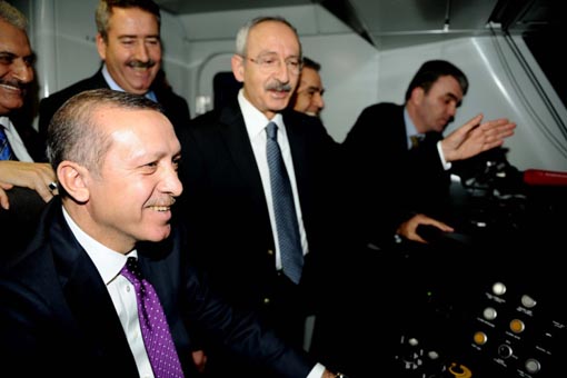 İZBAN'ı Erdoğan ve Kılıçdaroğlu açtı