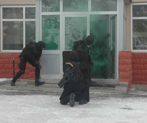 Kış oyunları için nefes kesen tatbikat / Kış oyunları için nefes kesen tatbikat /