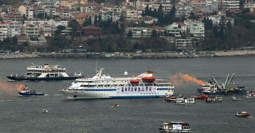 Mavi Marmara 7 ay sonra İstanbul'da