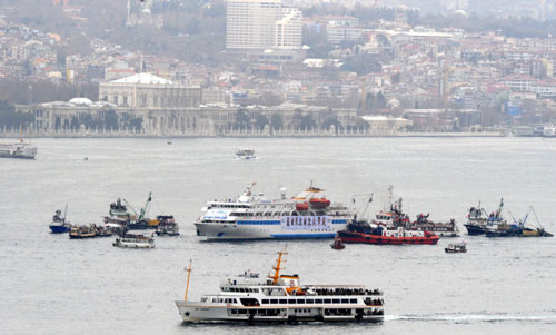 Mavi Marmara 7 ay sonra İstanbul'da