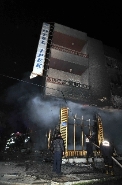 Mersin'de yanan otelde can pazarı