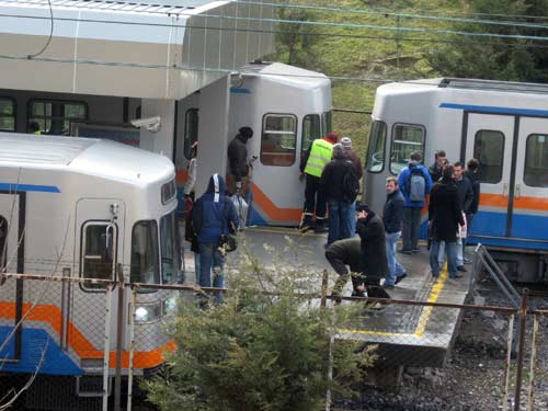 Metro Bayrampaşa'da raydan çıktı /