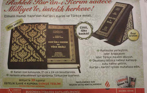 Milliyet'ten promosyon aldatmacası Milliyet'ten promosyon aldatmacası