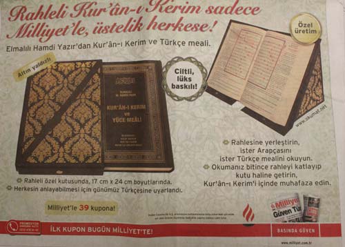 Milliyet'ten promosyon aldatmacası Milliyet'ten promosyon aldatmacası