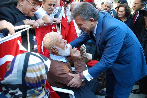 Miting değil karşılama töreni GALERİ