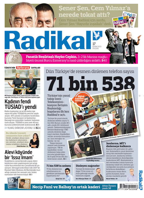 Radikal, 'Radikal devrim'i yaptı