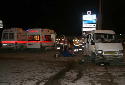 Samsun'da kaza: 2 Ölü, 10 yaralı / GALERİ