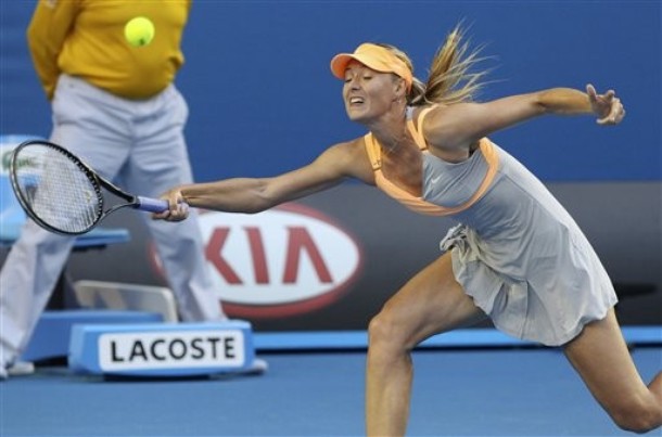 Sharapova çeyrek finali göremedi /