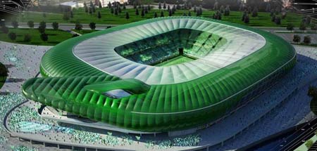 Timsah Arena'nın yapımı başlıyor