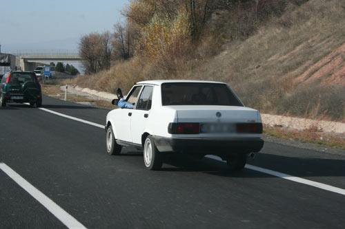 Trafik magandasının sürüş keyfi -FOTO