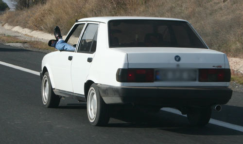 Trafik magandasının sürüş keyfi -FOTO