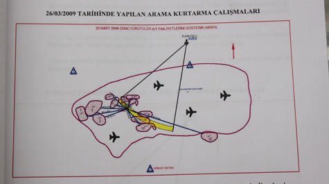Yazıcıoğlu'nu arama skandalı haritaları Yazıcıoğlu'nu arama skandalı haritaları