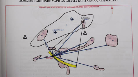 Yazıcıoğlu'nu arama skandalı haritaları Yazıcıoğlu'nu arama skandalı haritaları