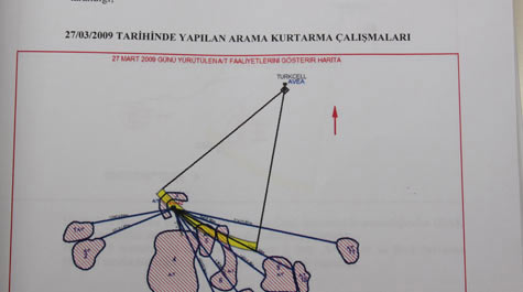 Yazıcıoğlu'nu arama skandalı haritaları Yazıcıoğlu'nu arama skandalı haritaları