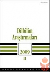 Dilbilim Araştırmaları 2009 / 2 - Kolektif - Ana Fikri