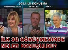 Recep Tayyip Erdoğan 3G teknolojisini test etti 