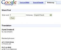 Google'dan dev hizmet - online sözlük