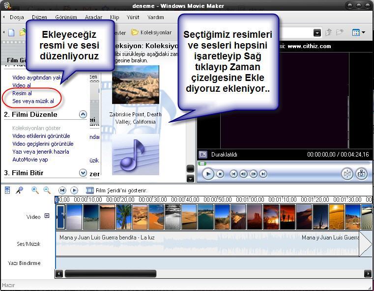 Movie Maker ile Slayt Gösterisi Hazırlama! (Resimli Anlatım)