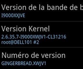 Android 2.3 Galaxy S'e sızdı!