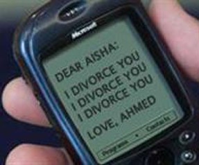 Boşanmaların dörtte biri SMS ile