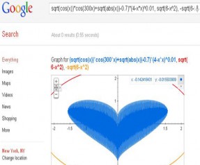 Google'dan aşk için bir denklem!