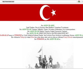 Türk hacker'lardan saldırı! 