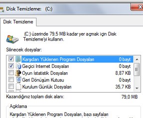 Windows 7 kendini temizlesin!