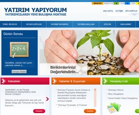 Yatırımcılara özel web sitesi
