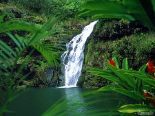 Waimea Falls, Oahu, Hawaii