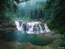 Lower Lewis River Falls, Gifford Pinchot National Forest, Wa