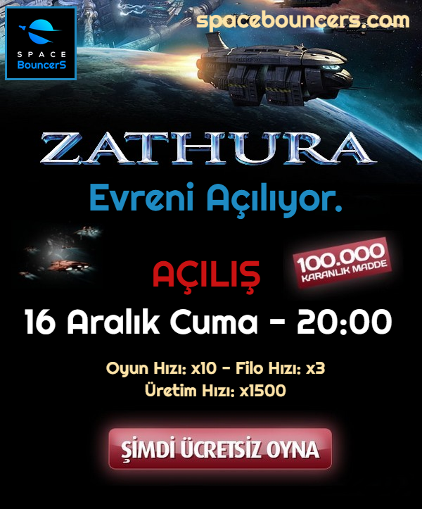 OGame Yeni Evren ZATHURA Açılıyor.