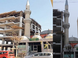 Bitişik nizam cami inşaatı, cemaati gerdi 