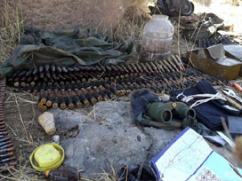 Bitlis´te PKK´ya ait mühimmat ele geçirildi