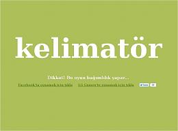 Kelimator oyunu oyna Türkceni gelistir